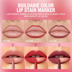 Jolilab lip liner texture close-up highlights smooth, creamy formula