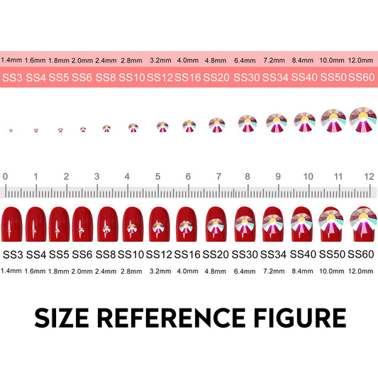 Jollin glass rhinestones close-up showing versatile sizes for crafts and fashion embellishments