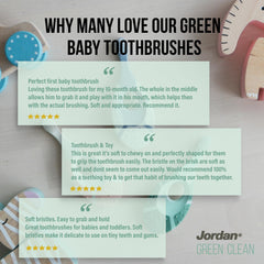 Jordan* brush in bathroom scene encouraging daily routine
