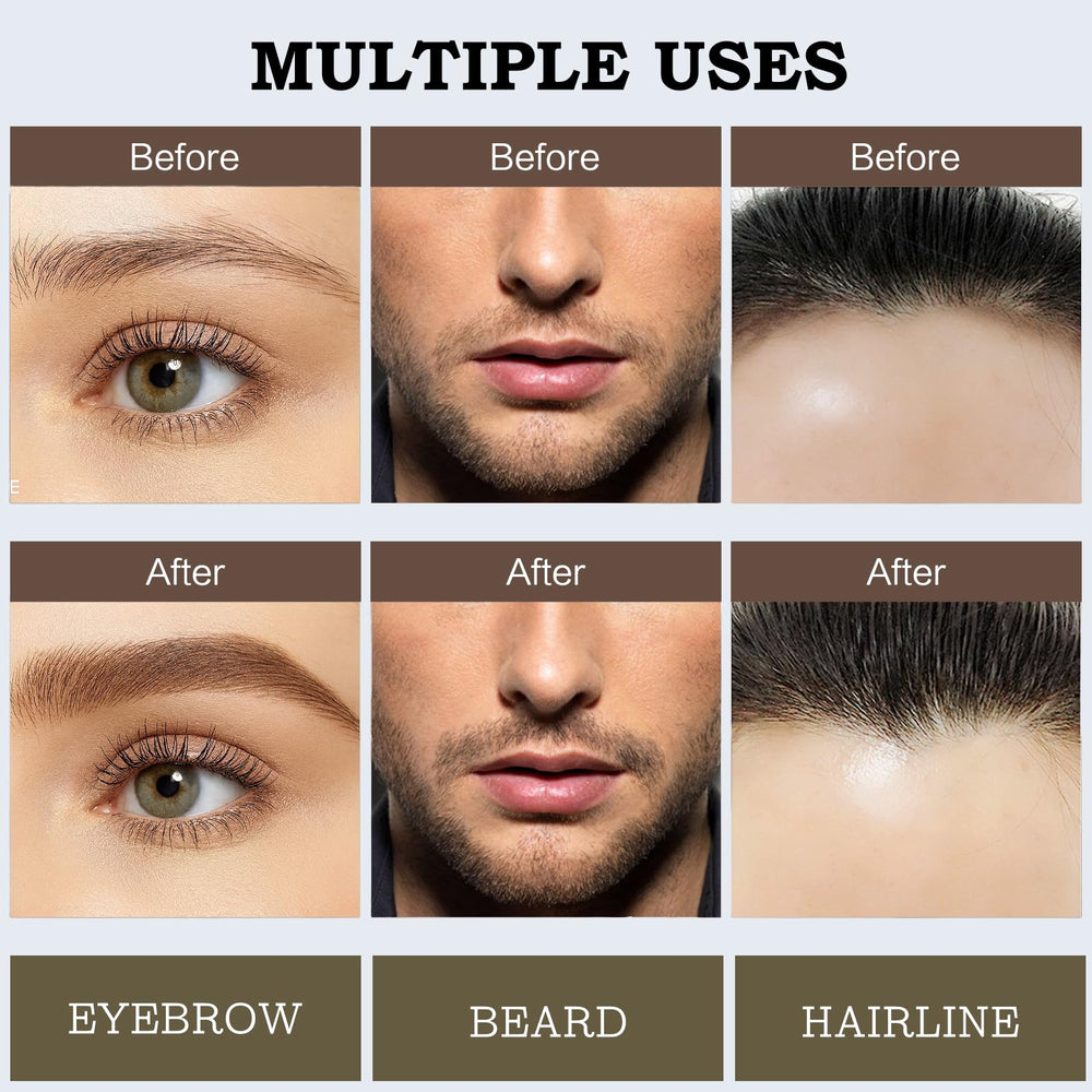 JosurBeauty full brow definition in progress for natural results.