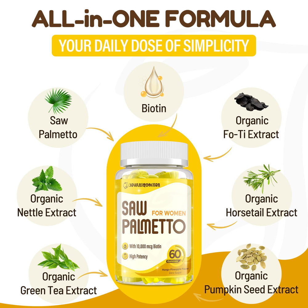 Organic herbal extracts including Nettle, Green Tea, Pumpkin Seeds, Horsetail, Fo-ti