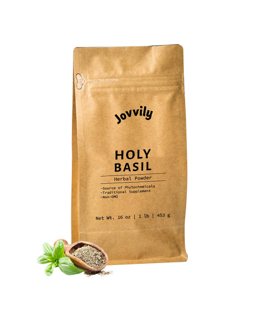 Jovvily Holy Basil powder 1lb packaging
