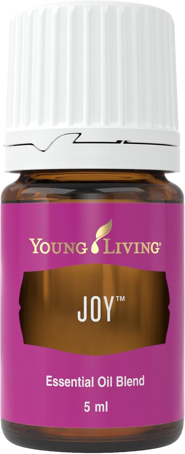 Joy Essential Oils Blend bottle label with Young Living branding