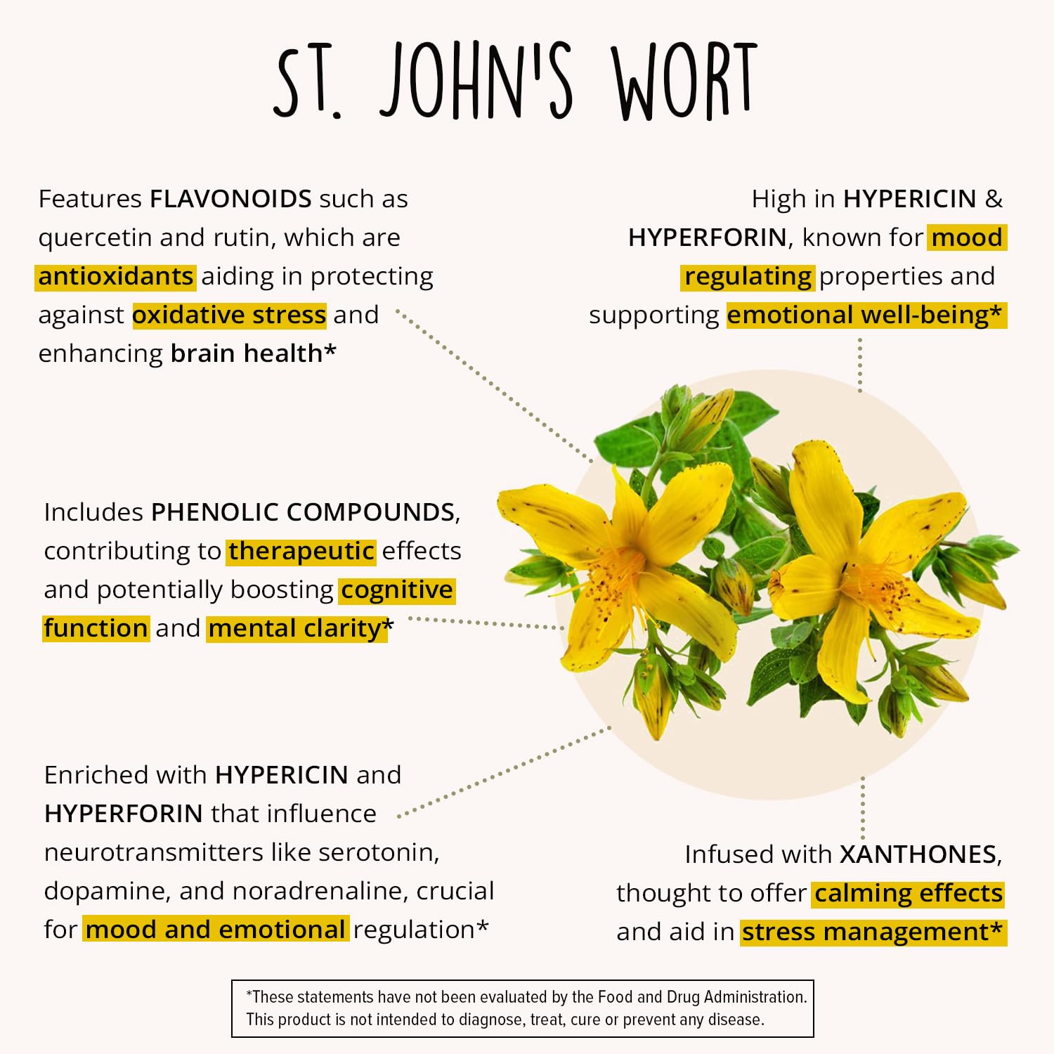 Relaxing wellness scene with Joy-Filled mood support bottle