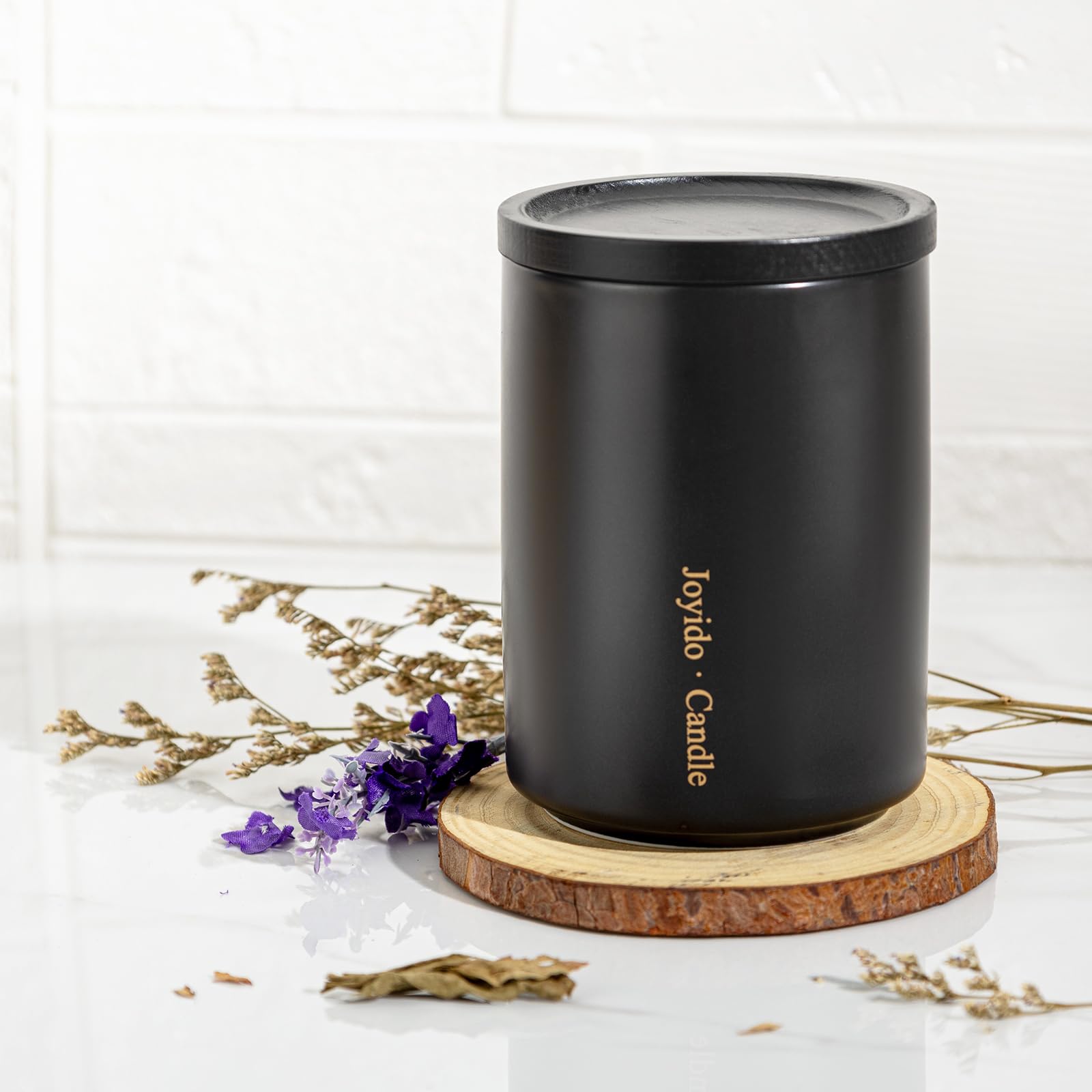 Gift-ready Joyido Lavender Candle with packaging