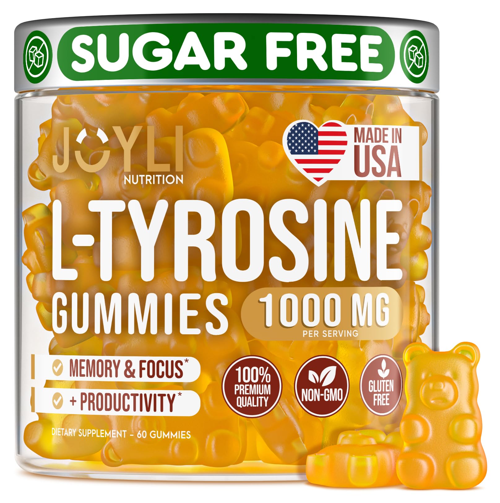 Hero image of Joyli L Tyrosine Gummies bottle