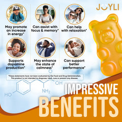 Joyli L Tyrosine Gummies ingredients and nutrition highlights