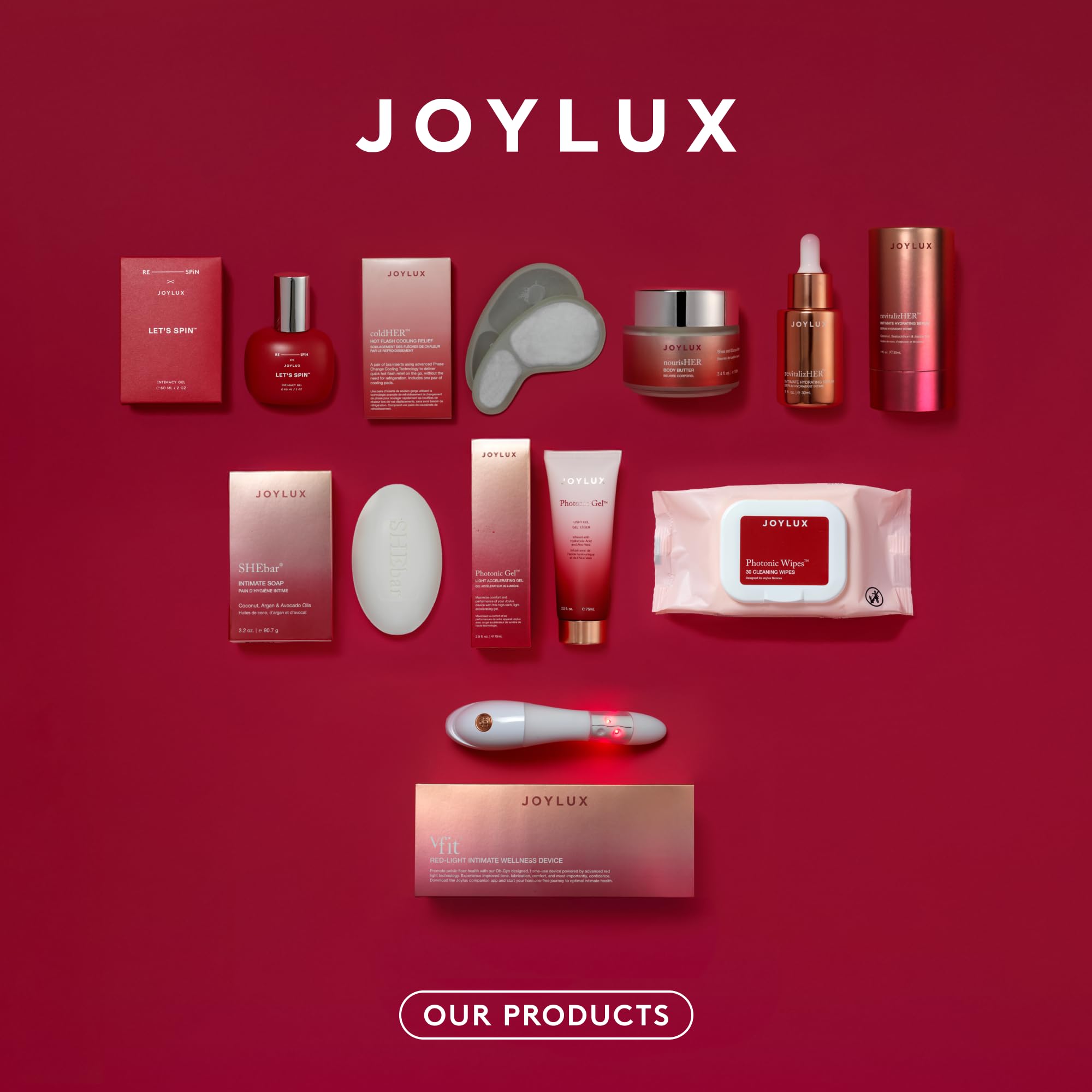 Joylux SHEbar 3.2oz bar travel-ready and convenient.