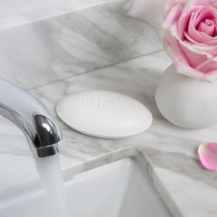 Joylux SHEbar light mandarin scent enhances routine cleansing.