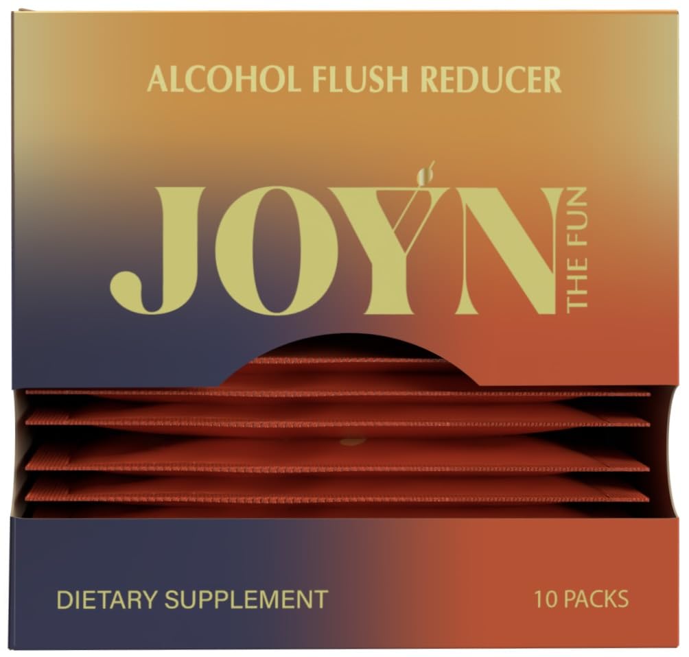 JOYN supplement bottle with capsules for alcohol flush prevention