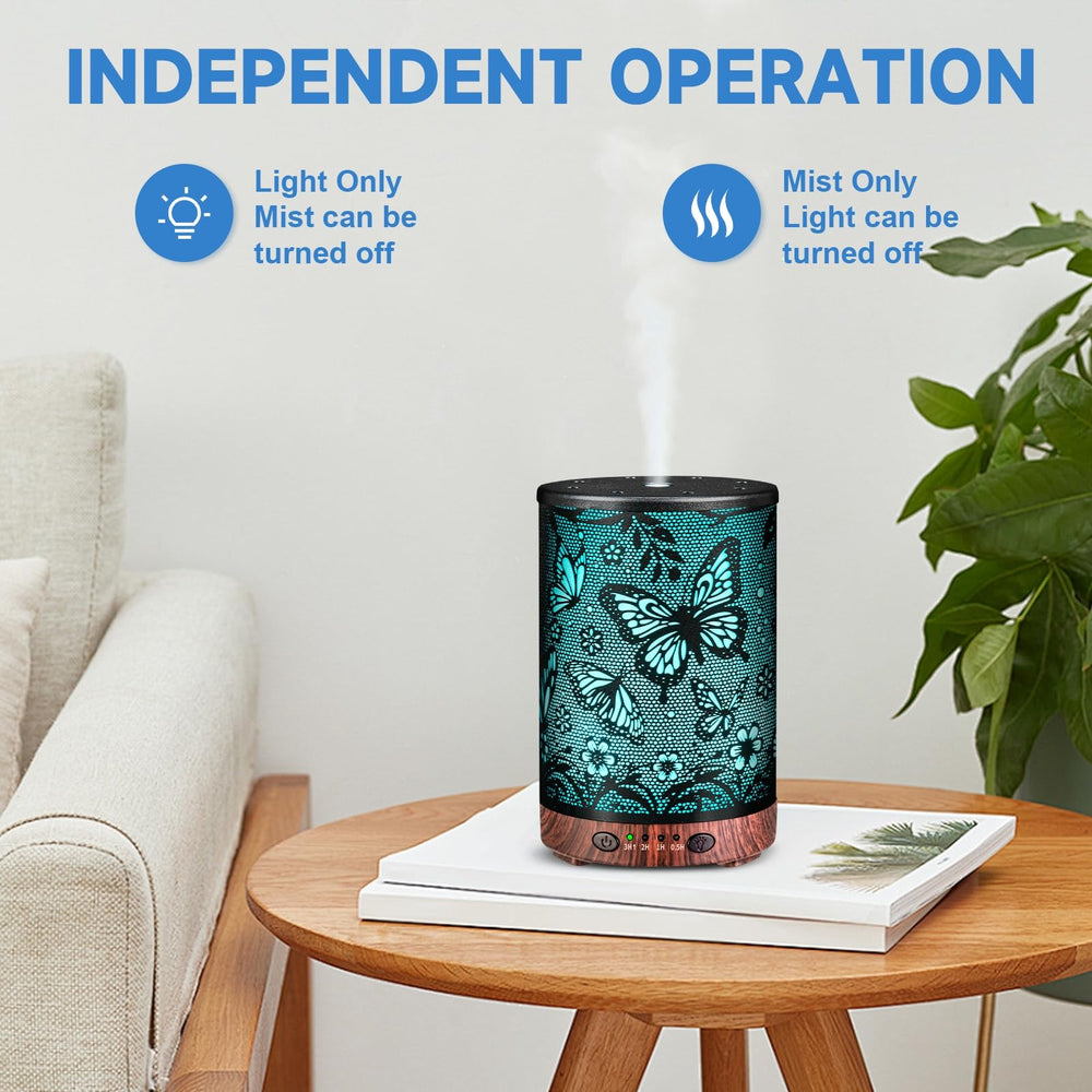 JOYOLO diffuser on an office desk with ambient lighting