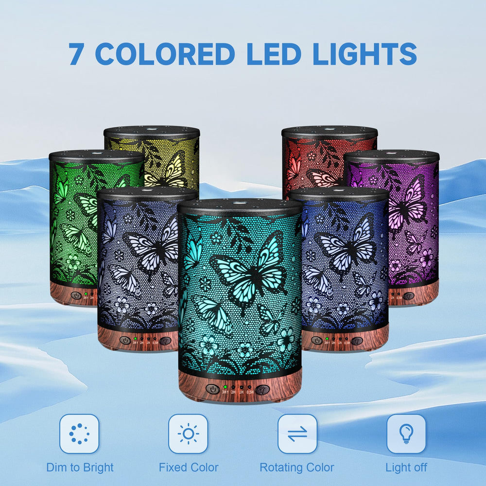 Diffuse aroma with 7 color lights in use