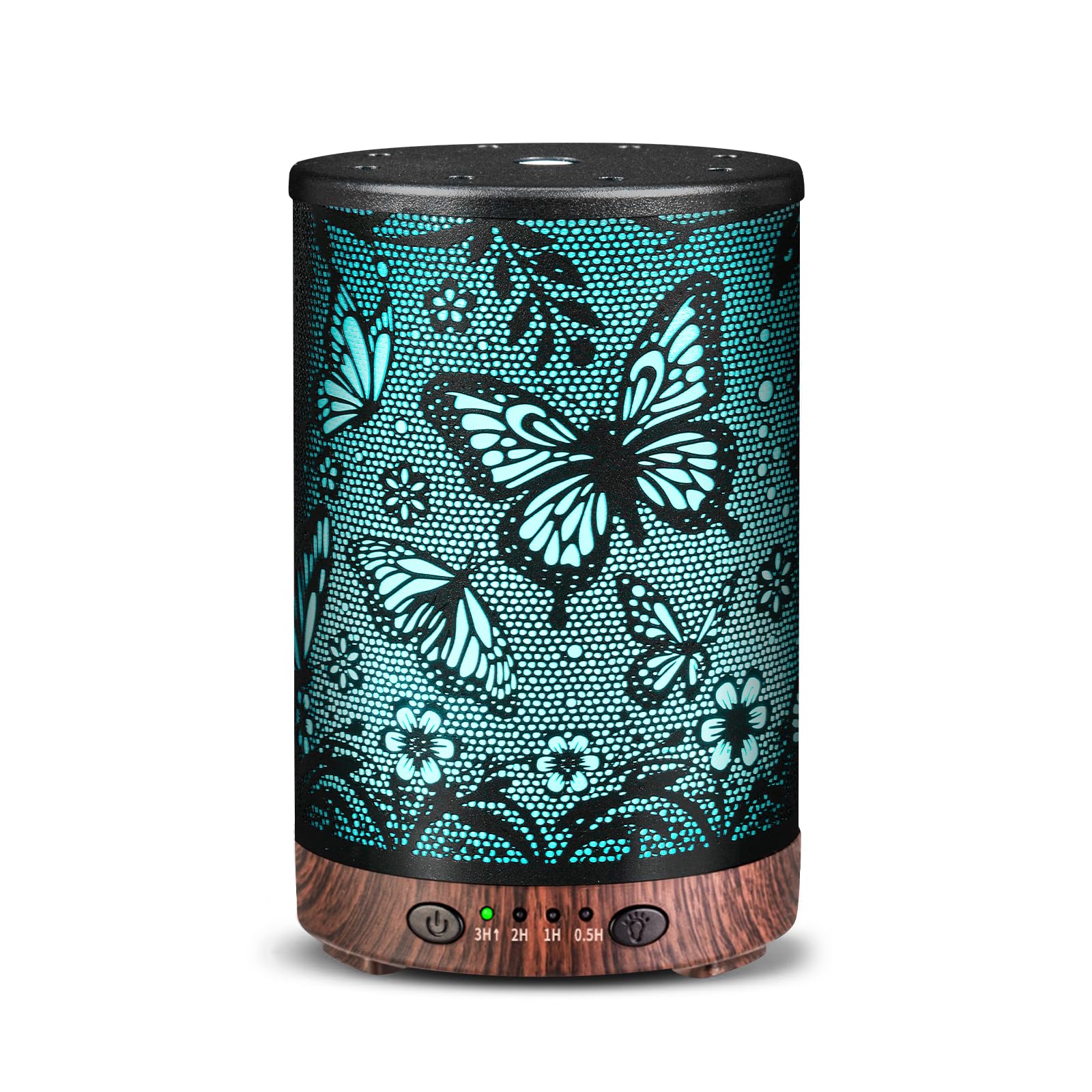 JOYOLO metal essential oil diffuser with 7 color LED lights