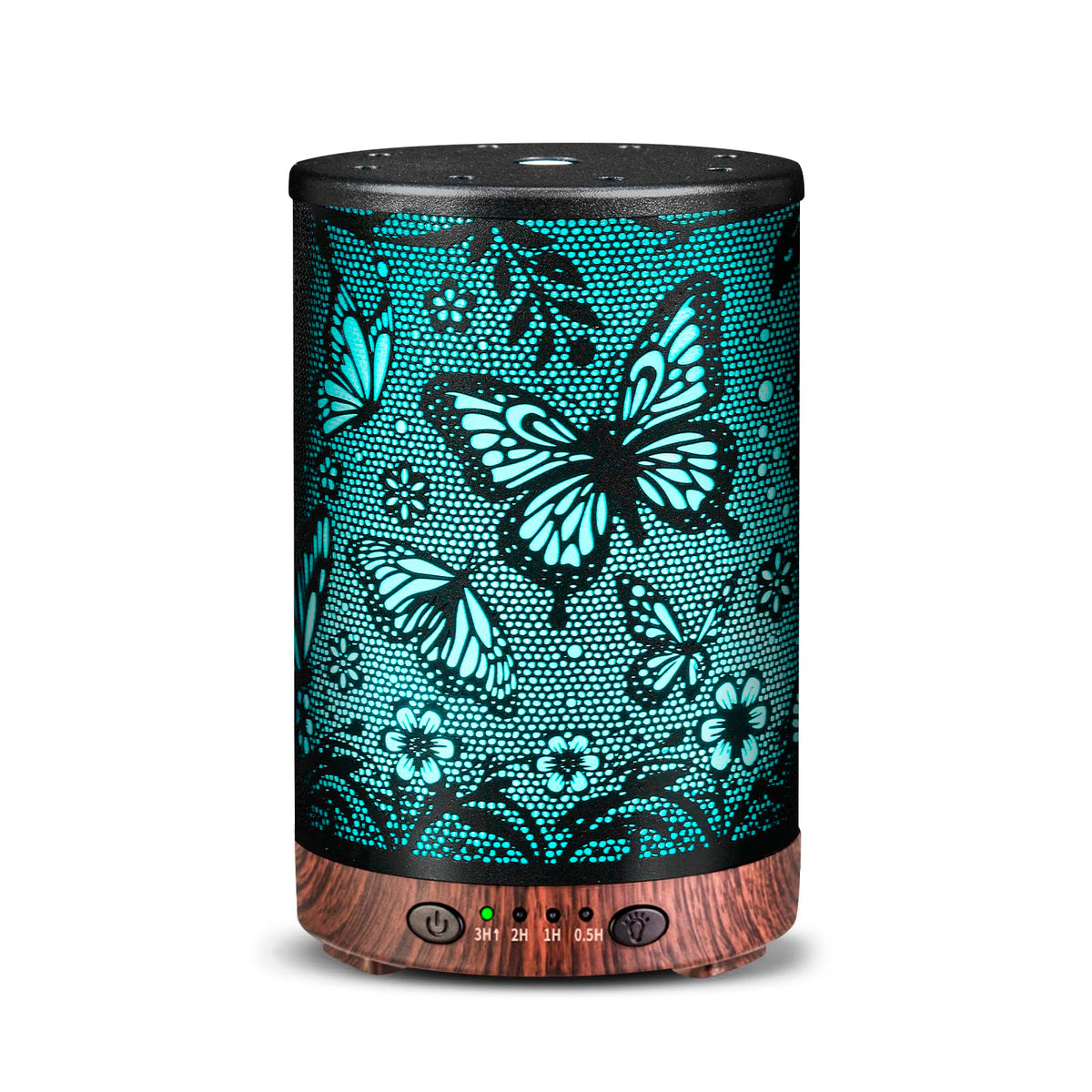 JOYOLO metal essential oil diffuser with 7 color LED lights