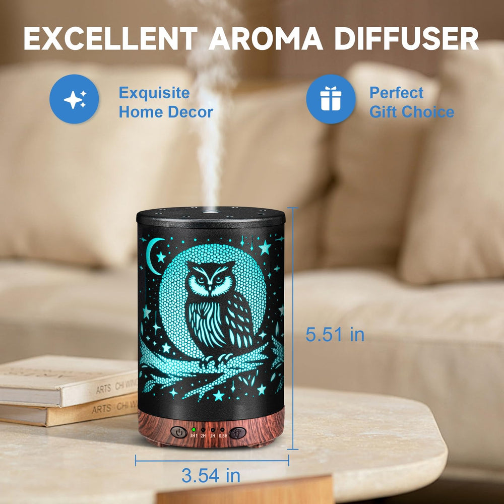 JOYOLO Owl diffuser on a table