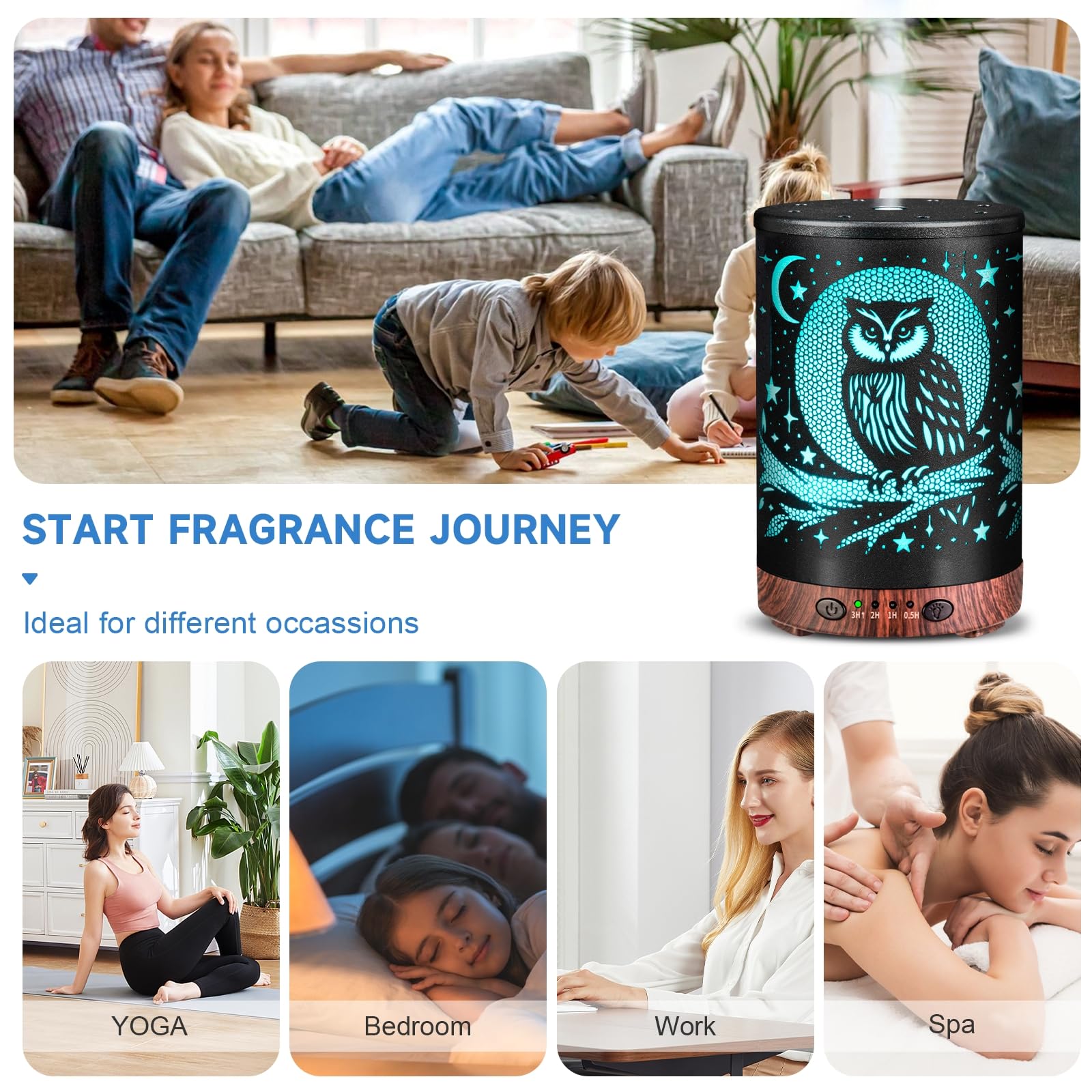 JOYOLO diffuser packaging and accessories