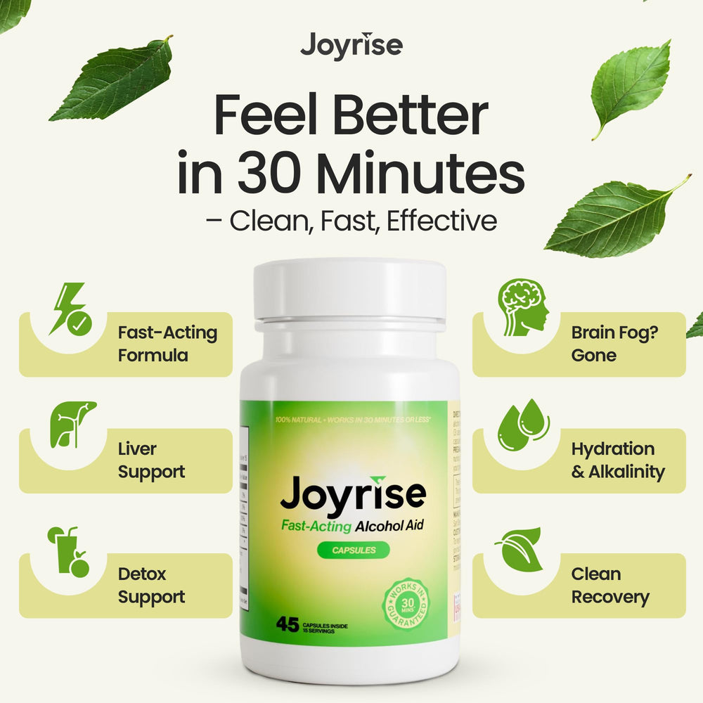 Joyrise packaging label shows USA-made, GMP-certified quality and reliability