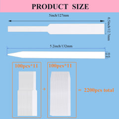 Joysorn perfume test strips white paper close-up highlighting sturdy, reliable testing material.