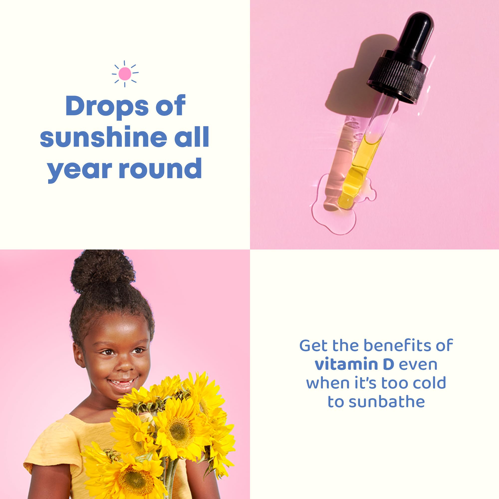 Dropper used to dispense JoySpring vitamin D3 K2 drops