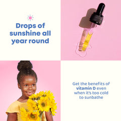 Dropper used to dispense JoySpring vitamin D3 K2 drops