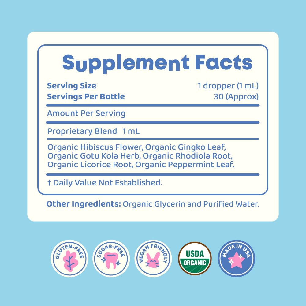 Peppermint Leaf in JoySpring Genius Drops Smartberry Vanilla