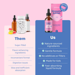 Echinacea and Elderberry ingredients in JoySpring Immune Drops
