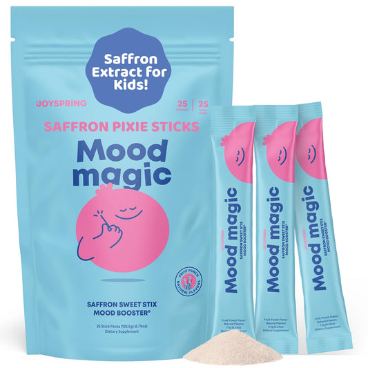Box of JoySpring Mood Magic for Kids with pixie sticks packaging