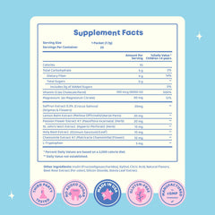Sugar-free labeling on JoySpring Mood Magic for Kids packaging