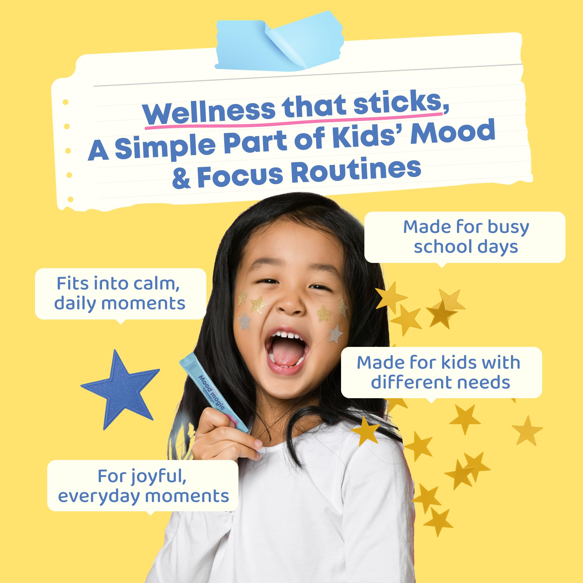 JoySpring Mood Magic packaging highlights saffron and magnesium for daily mood balance.