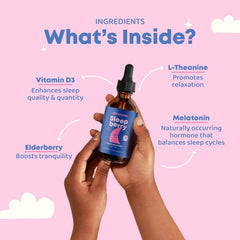 JoySpring SleepBerry elderberry-berries image emphasizes elderberry content.
