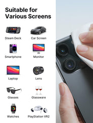 Cleaning a smartphone screen with a microfiber cloth – image 7 of 7