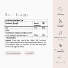 JSHealth Hair Formula capsules close-up, small and easy to swallow.