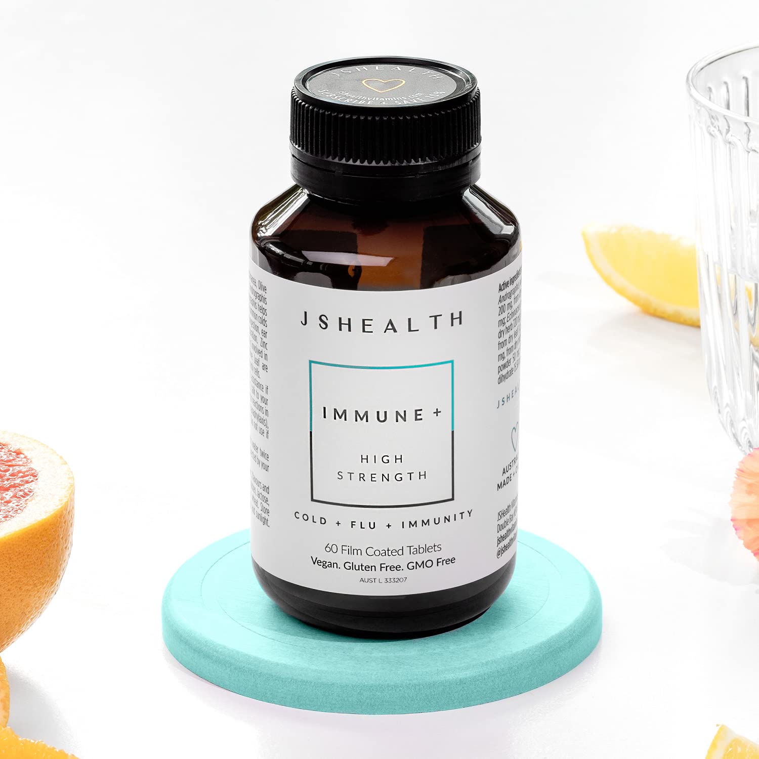 Echinacea, Olive Leaf and Andrographis ingredients for immune support