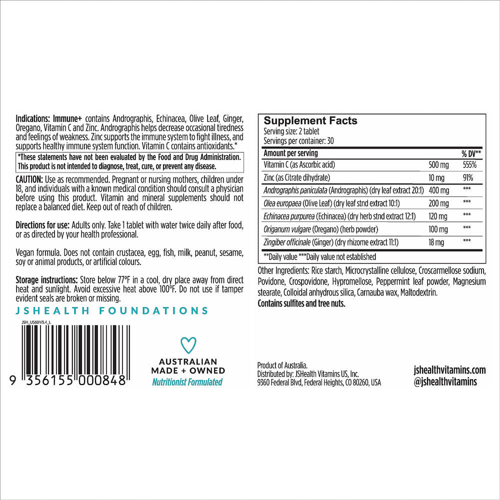 Clean formula badge indicating allergen-free, plant-based vitamins