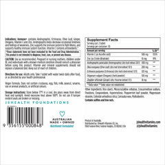 Clean formula badge indicating allergen-free, plant-based vitamins