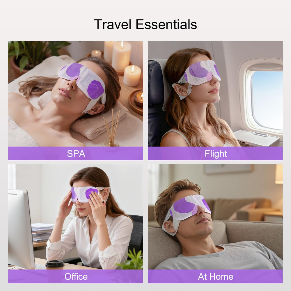 JsvshJ travel-friendly eye mask set enhances spa moments anywhere
