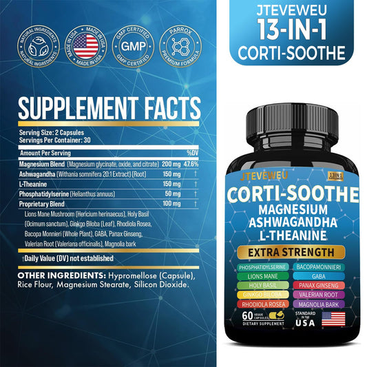 Stress relief ingredients for Corti-Soothe