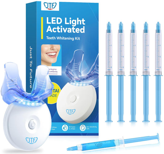 LED whitening light included with cordless design