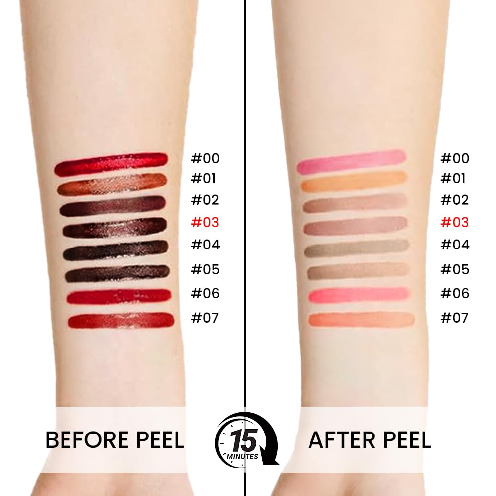 Natural brown tones offer a rich, neutral lip option.