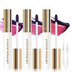 JUAAZIN peel-off lip stain film showing long-lasting color.