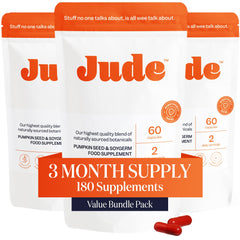 Jude Bladder Control Tablets bottle on white background