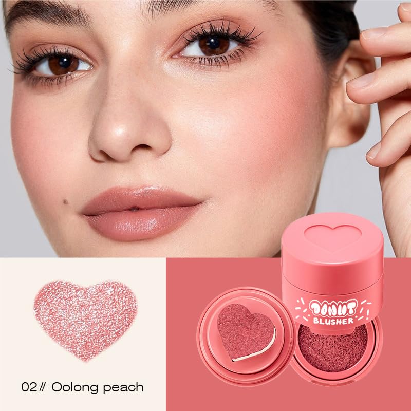 JUDEWY dewy finish pink swatch on skin