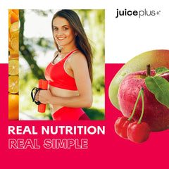 Illustration of 11 fruits and plant ingredients in Juice Plus+ Chews