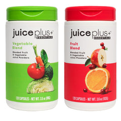 Bottle of JuicePlus+ Fruit & Vegetable Blend capsules