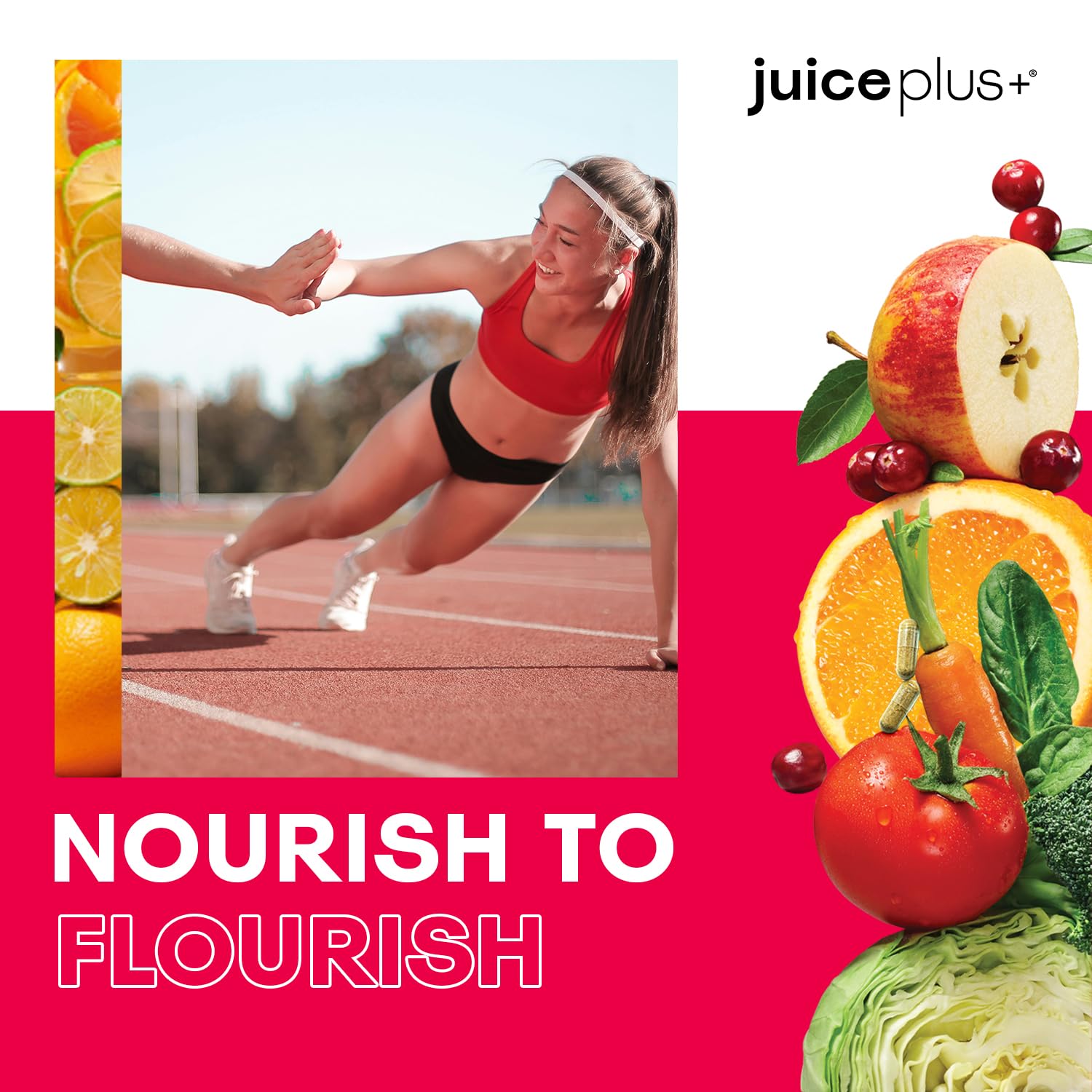 Family-friendly JuicePlus+ product in a kitchen setting