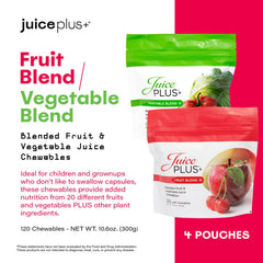 Close-up of the texture of Juice Plus+ Fruit & Vegetable Blend Soft Chews