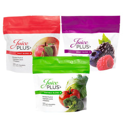 Front view of JuicePlus+ Soft Chews packaging