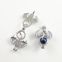 Julie Wang dragon charm pendant; versatile diffuser accessory for custom necklaces.