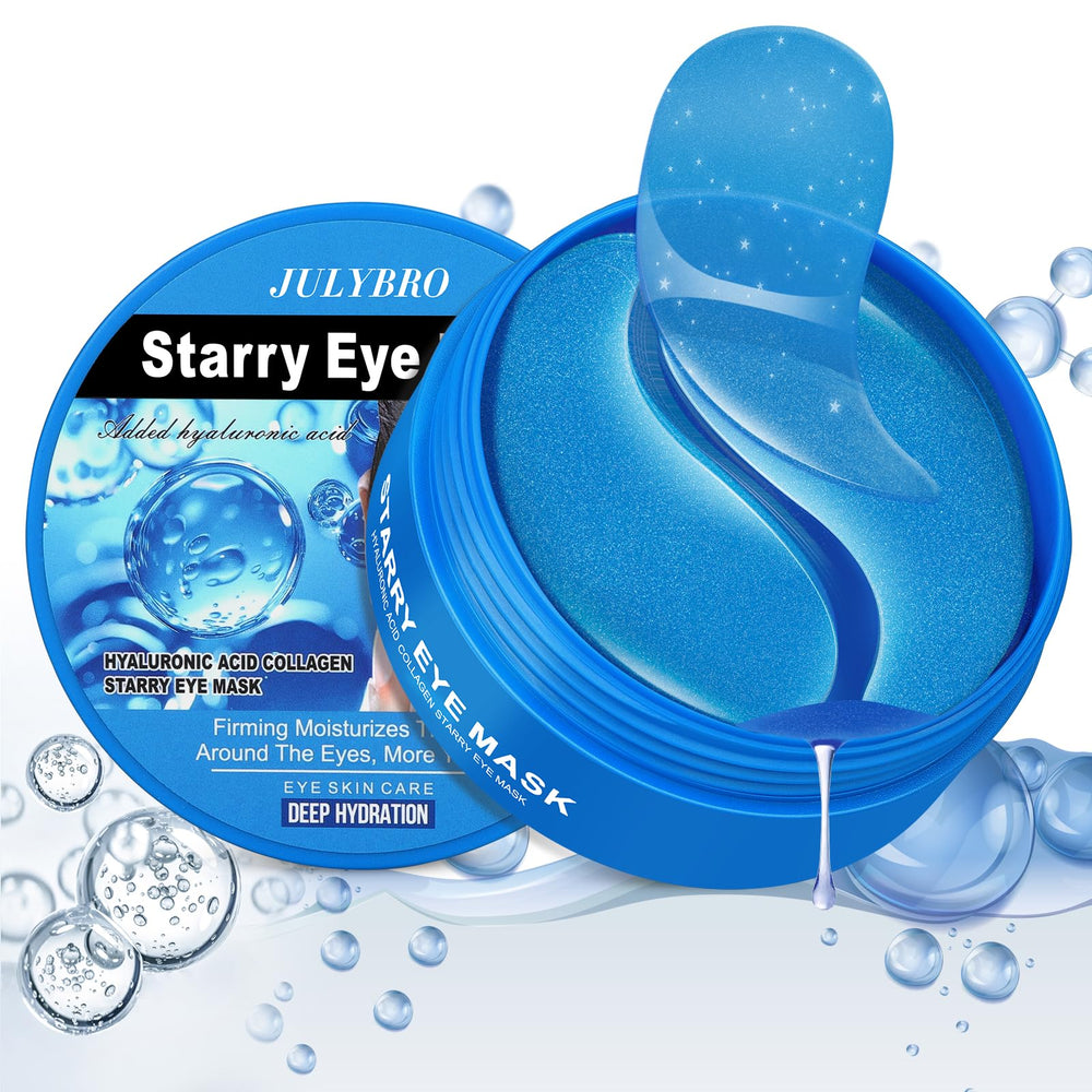 JULYBRO grape seed under-eye patches in packaging for easy routine.