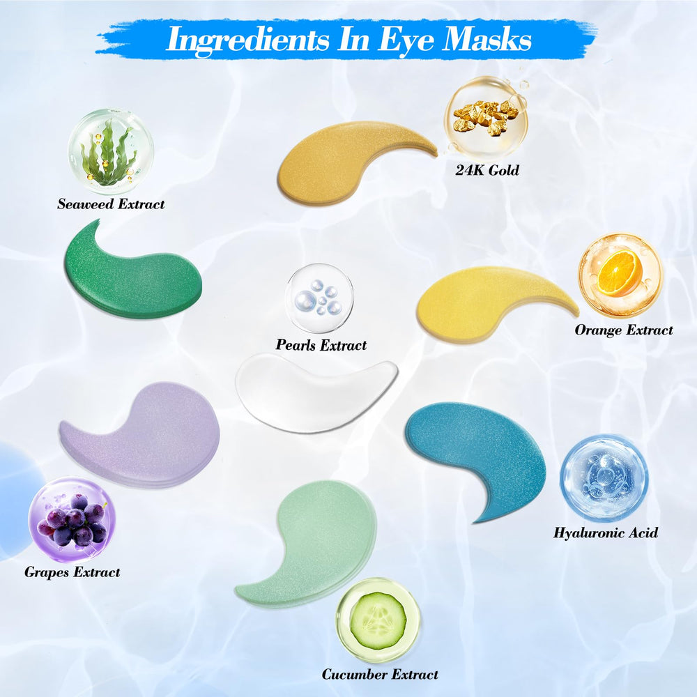 Cooling hydrogel texture of JULYBRO patches refreshing under eyes.